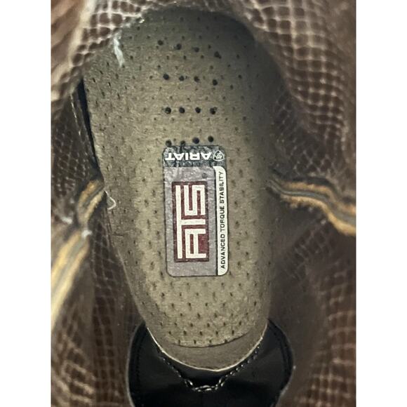 ARIAT AMMORETTE BROWN ROUND TOE WESTERN COWGIRL BOOT 10017332 WOMENS 6B - Picture 11 of 12